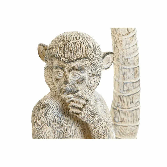 Декоративна фигурка DKD Home Decor Бял Маймуна Тропически