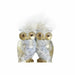 Декоративна фигурка DKD Home Decor Бял Златен Сови 10 x 8 x