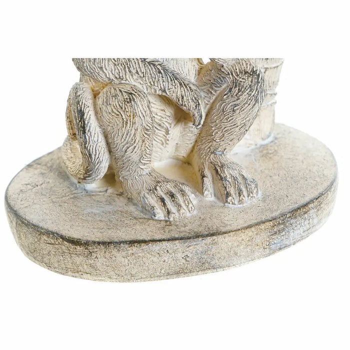 Декоративна фигурка DKD Home Decor Бял Маймуна Тропически