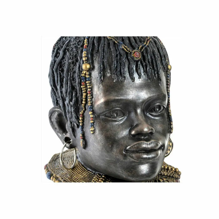 Декоративна фигурка DKD Home Decor Черен Бежов Колониален
