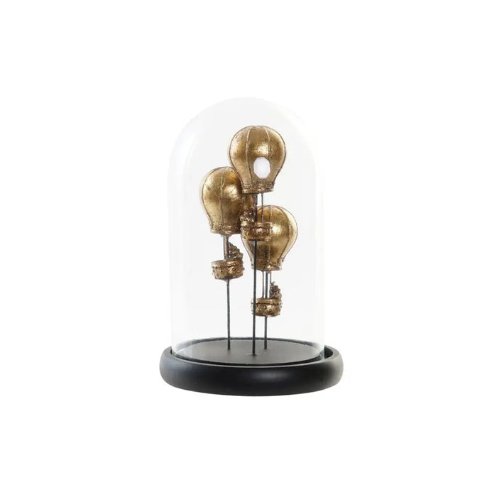 Декоративна фигурка DKD Home Decor Черен Златен 14 x 14 x