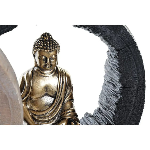 Декоративна фигурка DKD Home Decor Черен Златен Буда