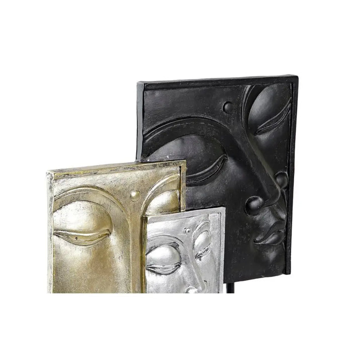 Декоративна фигурка DKD Home Decor Черен Златен Буда