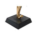 Декоративна фигурка DKD Home Decor Черен Златен Слон