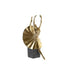 Декоративна фигурка DKD Home Decor Черен Златен Смола