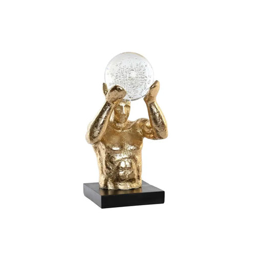 Декоративна фигурка DKD Home Decor Черен Златен Смола Мъже