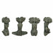 Декоративна фигурка DKD Home Decor Дама Сив Цимент (20 x 9