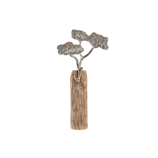 Декоративна фигурка DKD Home Decor Дънер Сребрист Дърво