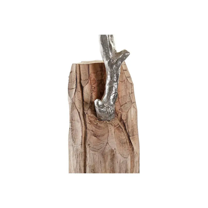 Декоративна фигурка DKD Home Decor Дънер Сребрист Дърво