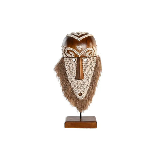 Декоративна фигурка DKD Home Decor Естествен Маска влакно