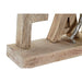Декоративна фигурка DKD Home Decor Кафяв Алуминий Дърво