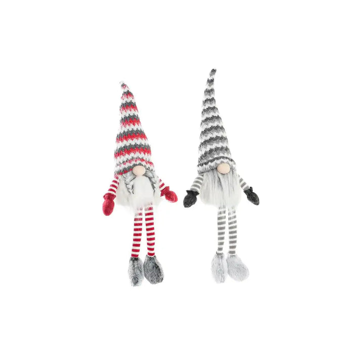 Декоративна фигурка DKD Home Decor Коледа Гном LED Светлина