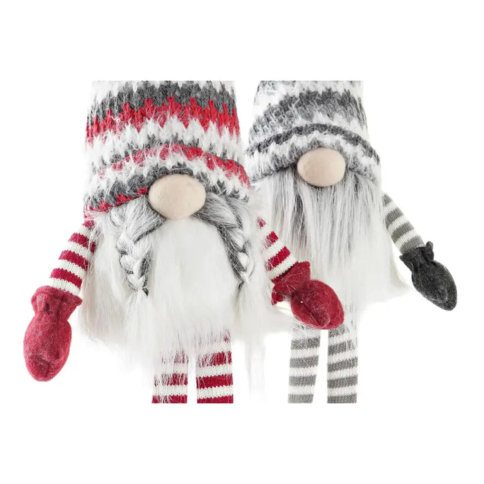 Декоративна фигурка DKD Home Decor Коледа Гном LED Светлина