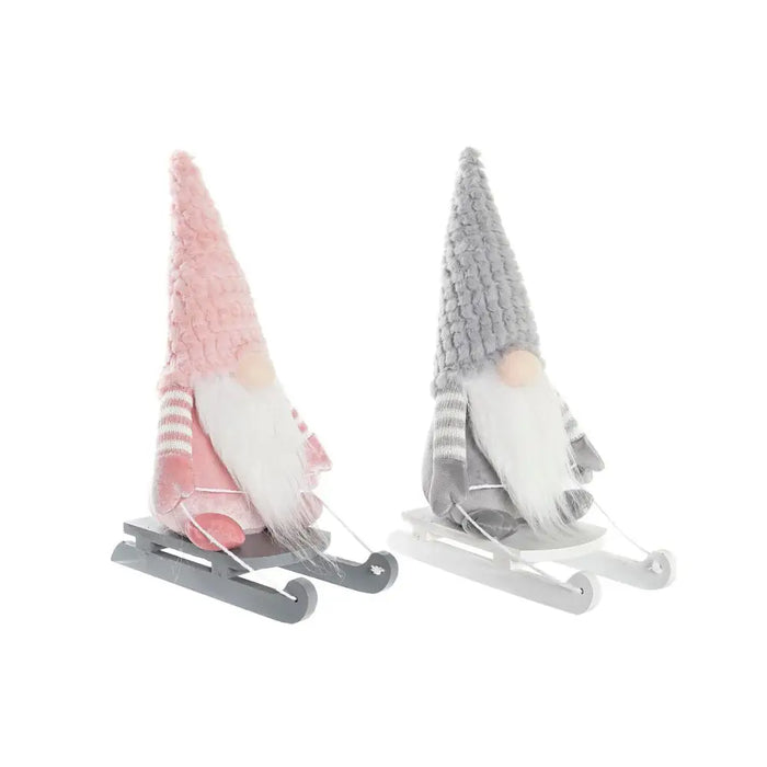 Декоративна фигурка DKD Home Decor Коледа Гном полиестер