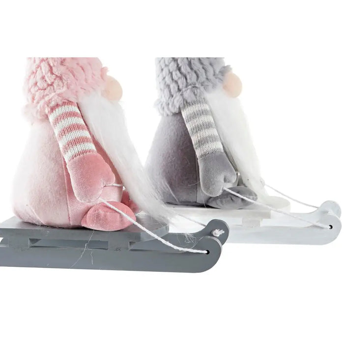 Декоративна фигурка DKD Home Decor Коледа Гном полиестер