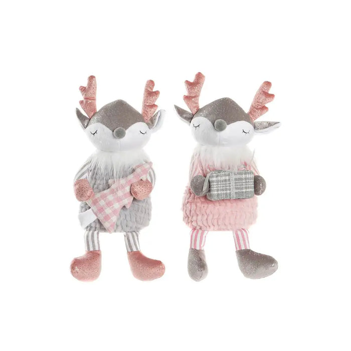 Декоративна фигурка DKD Home Decor Коледа полиестер Елен