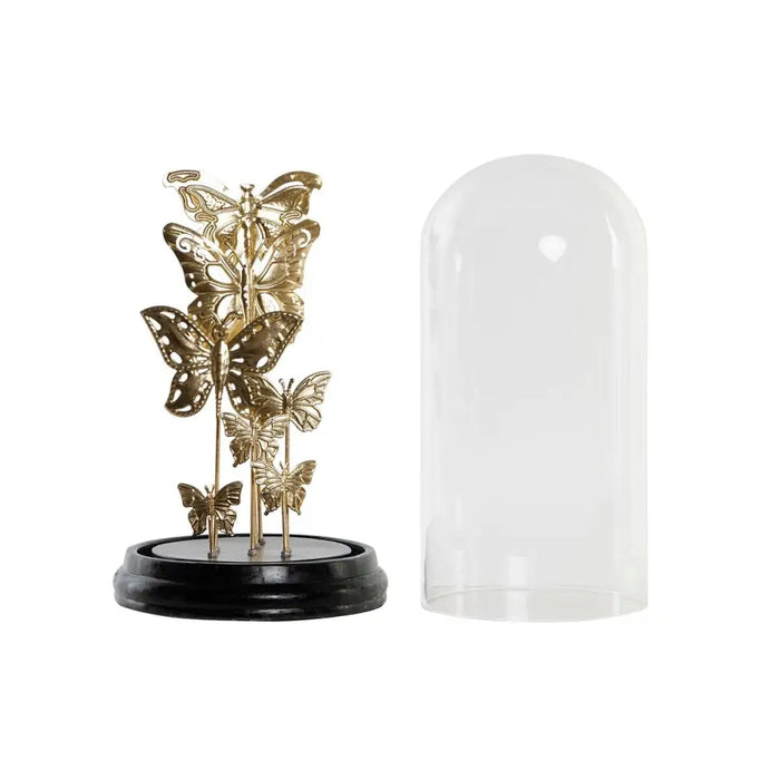 Декоративна фигурка DKD Home Decor Кристал Черен Златен