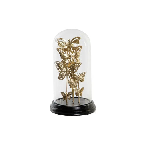 Декоративна фигурка DKD Home Decor Кристал Черен Златен