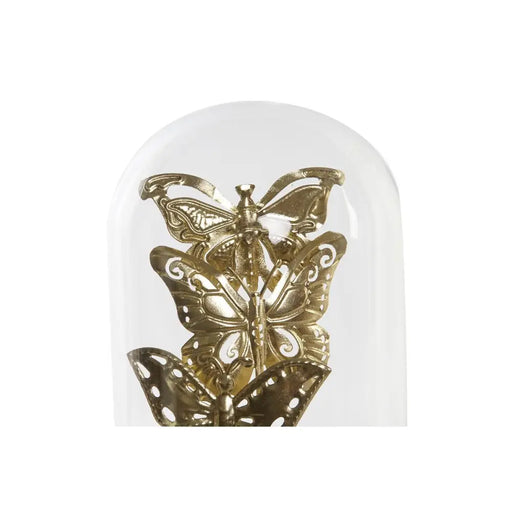 Декоративна фигурка DKD Home Decor Кристал Черен Златен