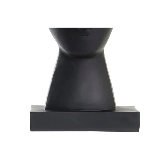 Декоративна фигурка DKD Home Decor Лице Черен Златен 14,5 x