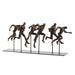 Декоративна фигурка DKD Home Decor Метал Мед Смола Модерен