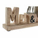 Декоративна фигурка DKD Home Decor Mr & Mrs Сребрист