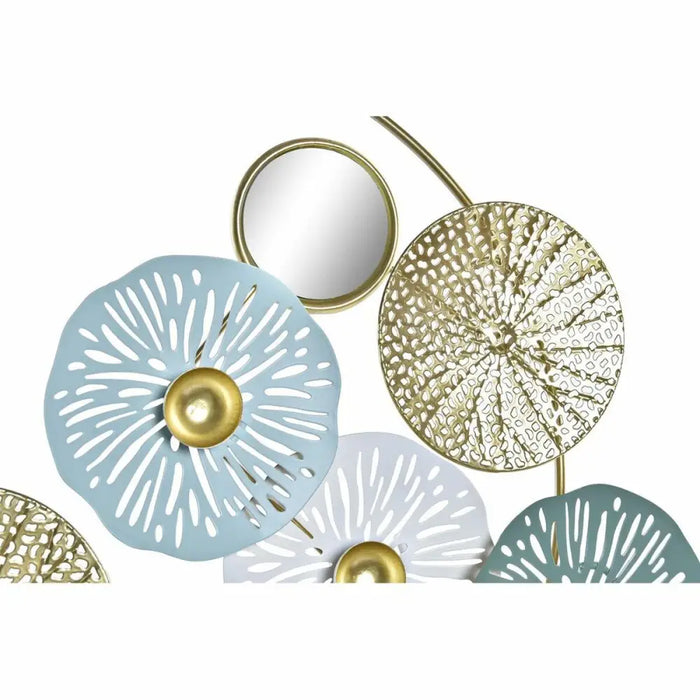 Декоративна фигурка DKD Home Decor Огледало Златен Метал