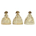 Декоративна фигурка DKD Home Decor Огледало Бежов Златен