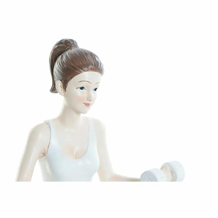 Декоративна фигурка DKD Home Decor Розов Yoga Scandi 20 x 8