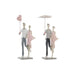 Декоративна фигурка DKD Home Decor Сив Розов 18 x 10 x 37