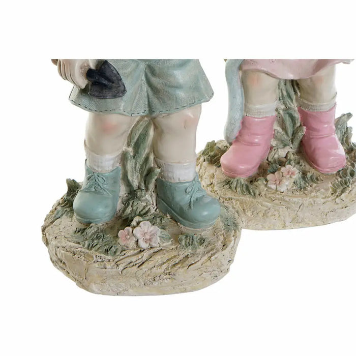 Декоративна фигурка DKD Home Decor Син Розов Смола Дете (18