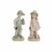 Декоративна фигурка DKD Home Decor Син Розов Смола Дете (18