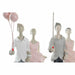 Декоративна фигурка DKD Home Decor Сив Розов 18 x 10 x 37