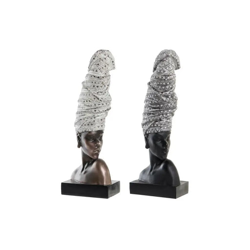 Декоративна фигурка DKD Home Decor Смола Африканка (15,5 x