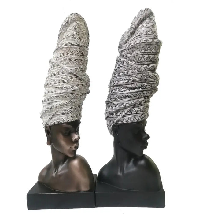 Декоративна фигурка DKD Home Decor Смола Африканка (15,5 x