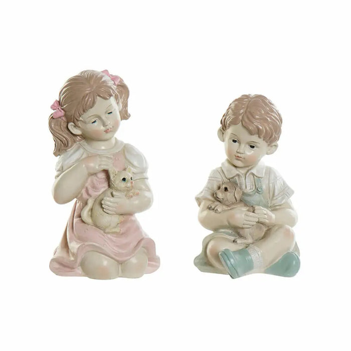 Декоративна фигурка DKD Home Decor Смола Дете (14.5 x 16 x