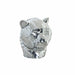 Декоративна фигурка DKD Home Decor Сребрист Леопард Смола
