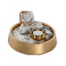 Декоративна фигурка DKD Home Decor Сребрист Златен