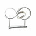 Декоративна фигурка DKD Home Decor Сребрист Абстрактен