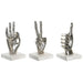 Декоративна фигурка DKD Home Decor Сребрист 10 x 10 x 20 cm