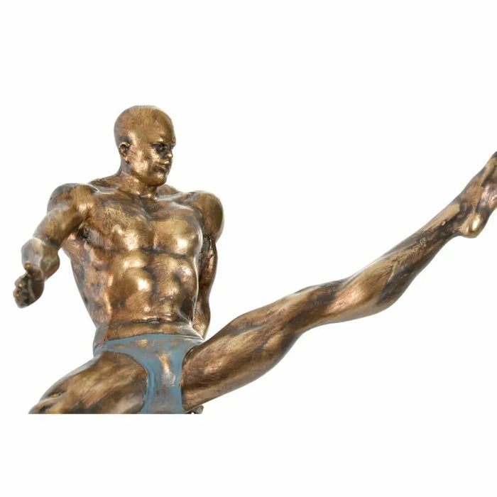 Декоративна фигурка DKD Home Decor Свят Златен Смола
