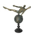 Декоративна фигурка DKD Home Decor Свят Златен Смола