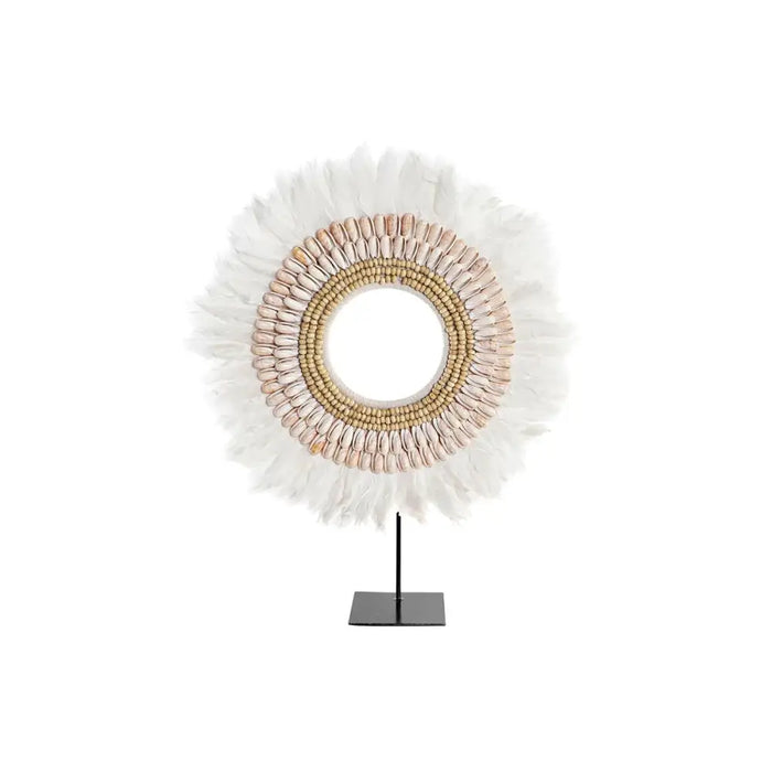 Декоративна фигурка DKD Home Decor Желязо Перо (50 x 12,5 x
