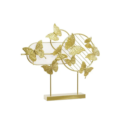 Декоративна фигурка DKD Home Decor Златен Метал Пеперуди