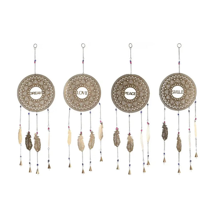Декоративна фигурка DKD Home Decor Златен Пера 25 x 1 x 77