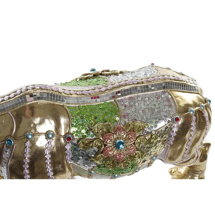 Декоративна фигурка DKD Home Decor Златен Смола Многоцветен
