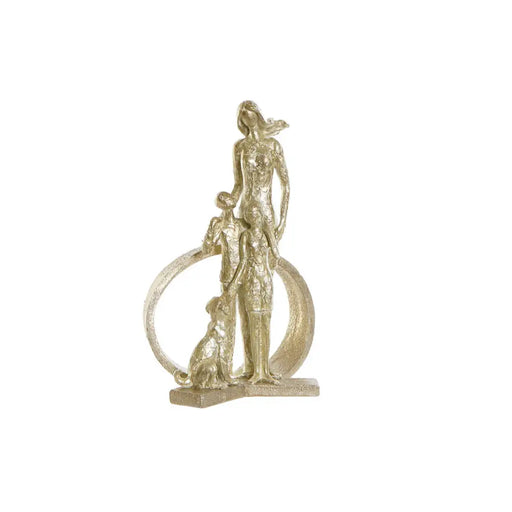 Декоративна фигурка DKD Home Decor Златен Смола Модерен