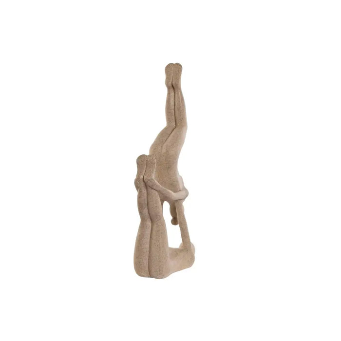 Декоративна фигурка Home ESPRIT Бежов Yoga 21,4 x 8,8 x 40