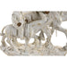 Декоративна фигурка Home ESPRIT Бял Златен 28,5 X 13 X 33 CM
