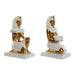 Декоративна фигурка Home ESPRIT Бял Златен Смола